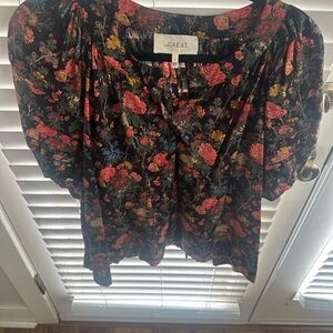 THE GREAT enchanted floral carriage blouse size 2 (medium)